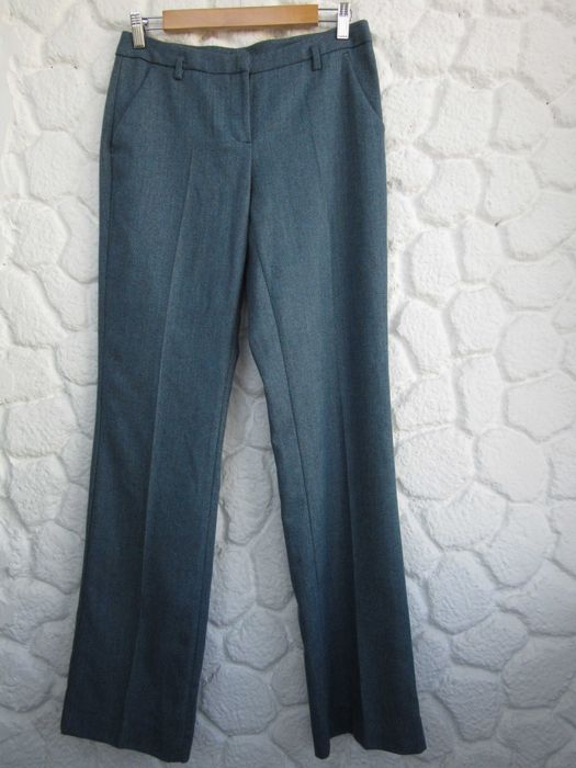 Pantaloni mix lana Sisley camasa bumbac vesta