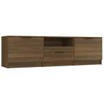 vidaXL Comodă TV, stejar maro, 140x35x40 cm, lemn prelucrat