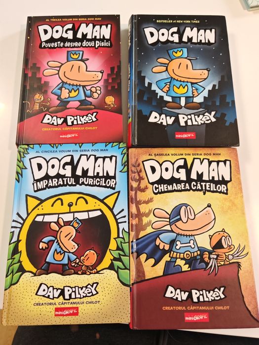 Dog Man vol 1,3,5,6