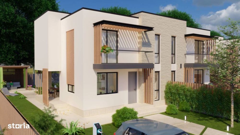 Vila duplex,ansamblu residential,Calea Bucuresti,zona Berceni Vidra