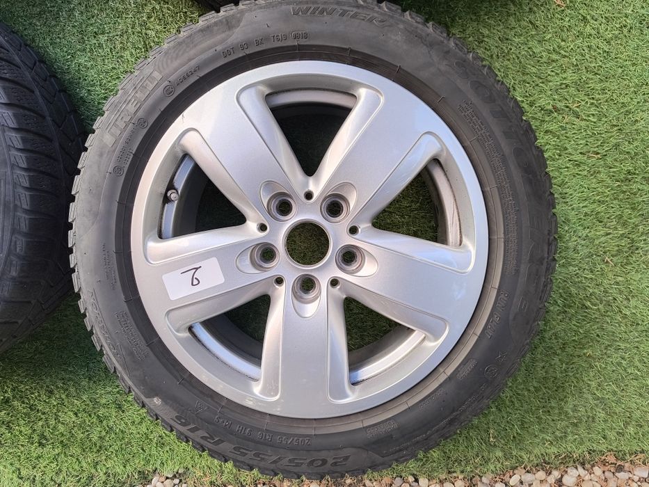 Jante Mini Cooper 6jx16h2 5X112 cu anvelope Pirelli runflat iarna
