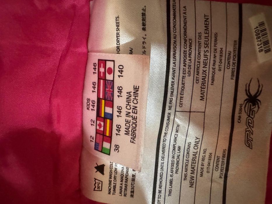 Geaca ski/snowboard Spyder fete 12 ani