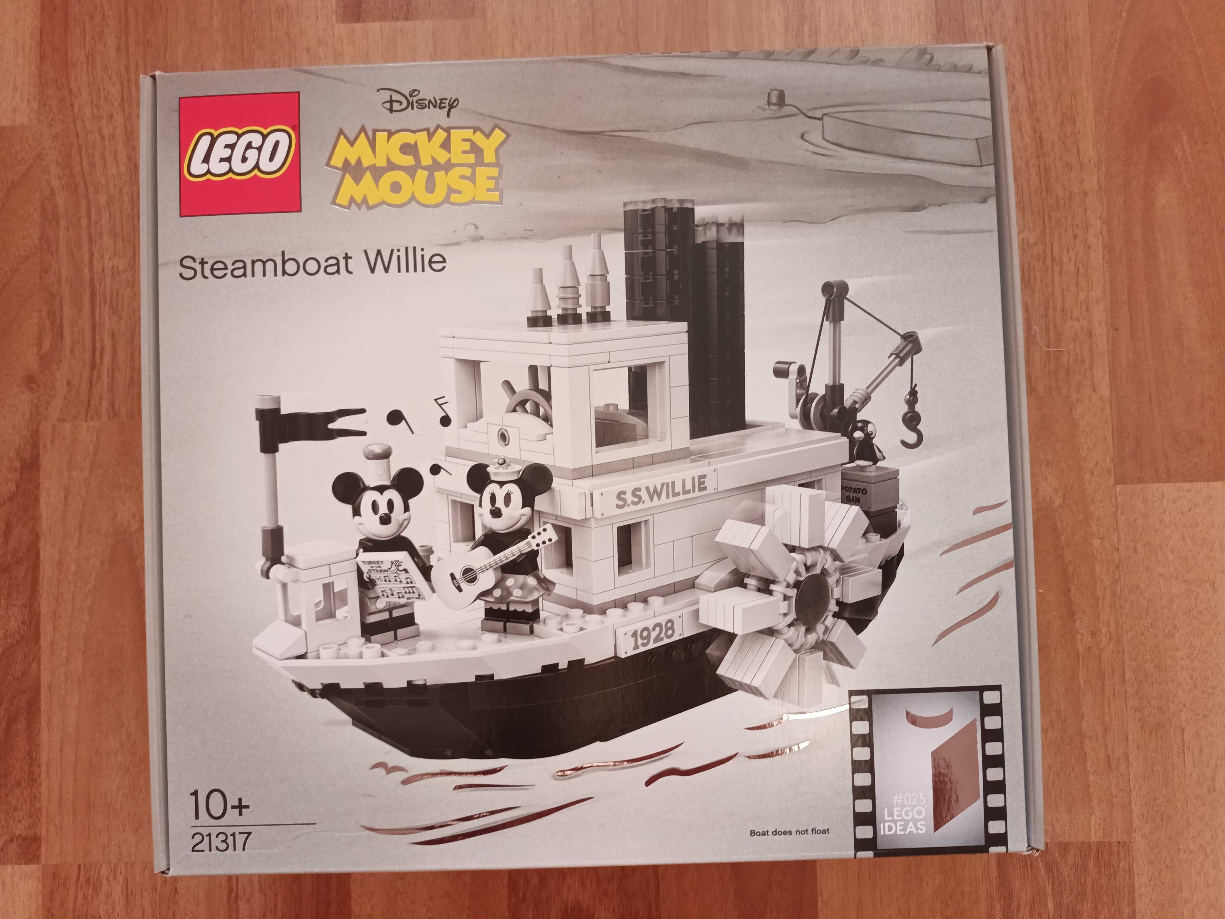 LEGO Ideas 21317 - Disney Mickey Mouse Steamboat Willie - Nou, Sigilat