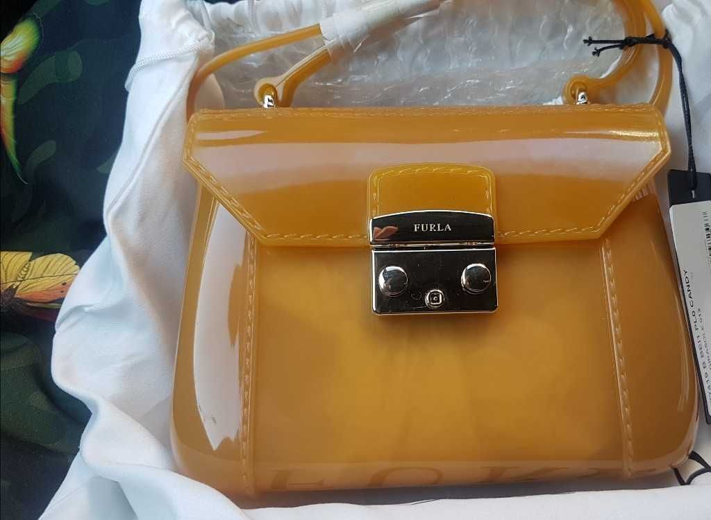 Furla нова лятна ,силиконова,кукленска чанта