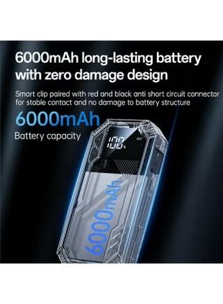 Пусковое устройство YESIDO VC11 6000mAh для авто бензин/дизель