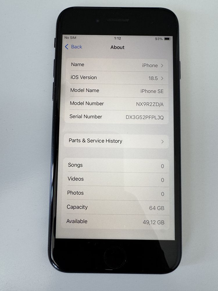 Телефон Айфон iPhone SE 2 64GB