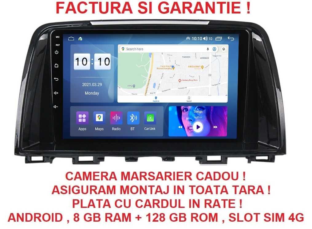 Navigatie Mazda 6 din 2012 - 2017 Garantie 2GB 4GB 8GB Camera Gratis