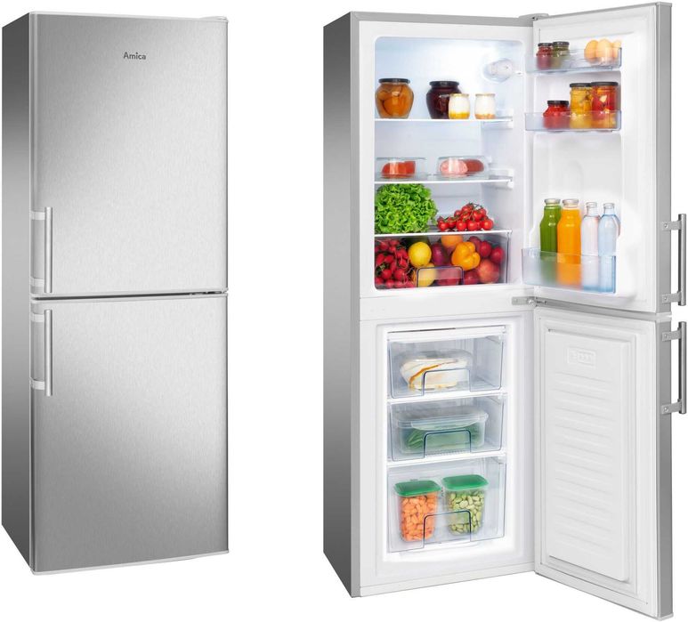 Хладилник с фризер AMICA KGC 384 111 E 148см.
