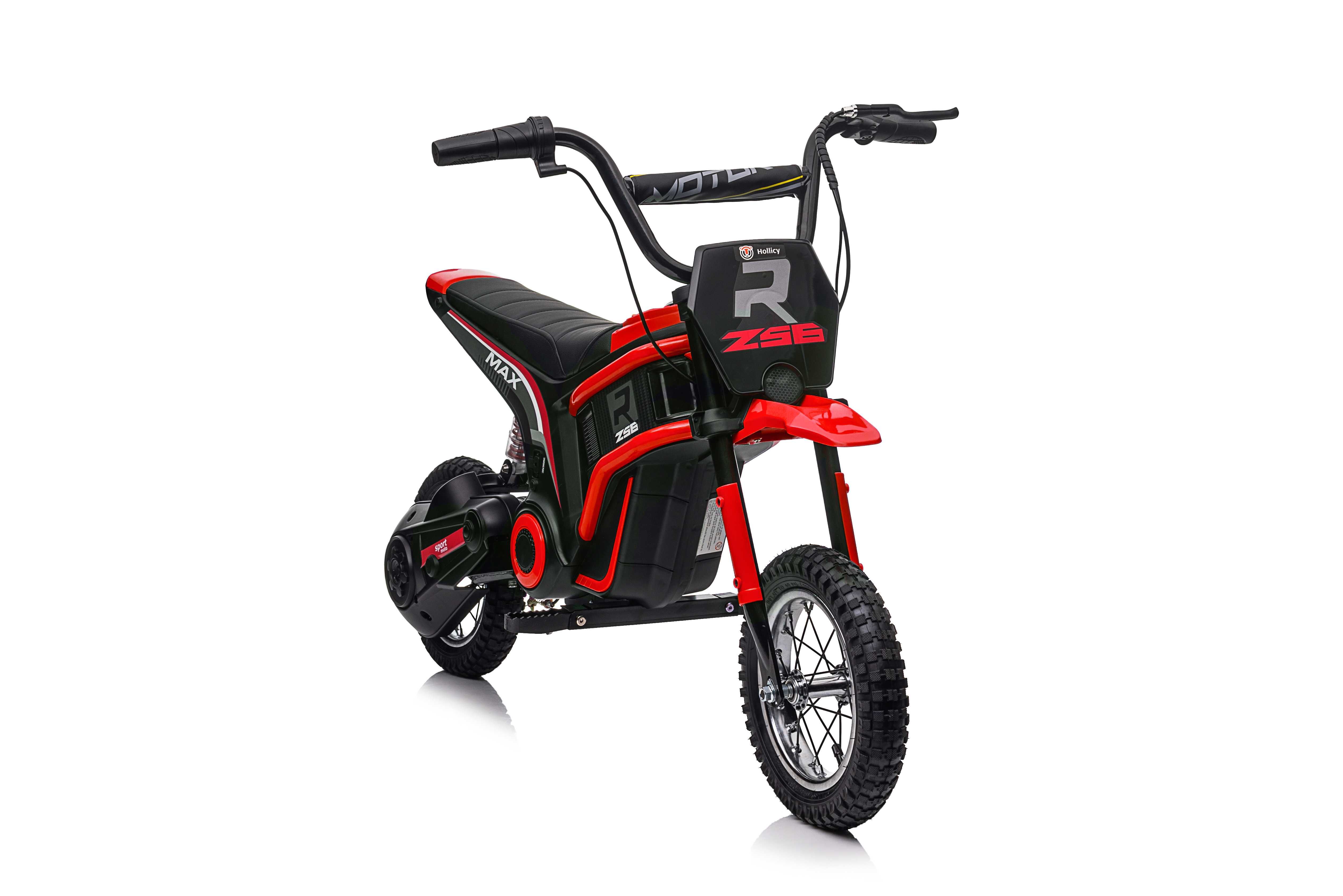 Motocicleta electrica Kinderauto Enduro 350W 24V, roti gonflabile RED