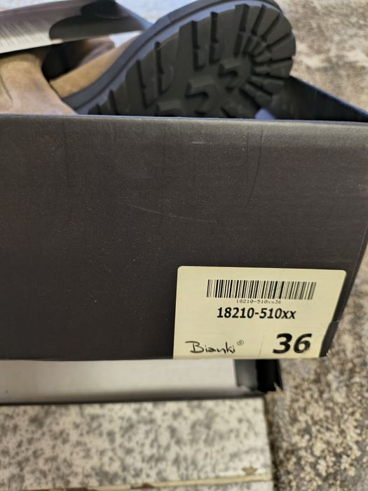 Ботуши  Bianki естествен велур