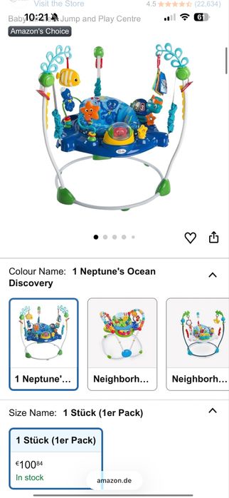 Бебешко бънджи “baby einstein”