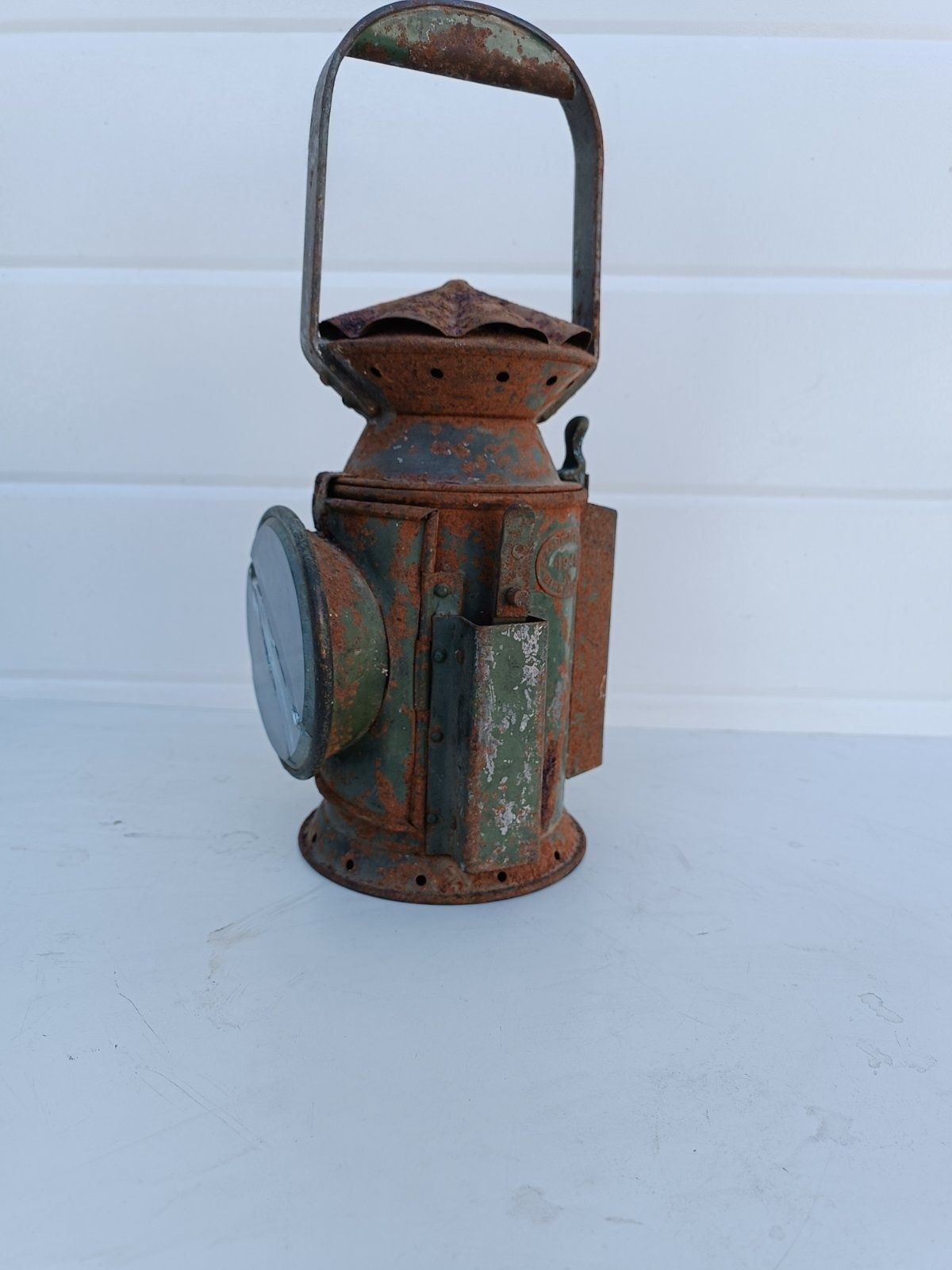 Старинен английски метален фенер от 1945г Birmingham