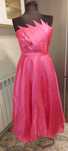 Rochie BBy roz , midi,  deosebită