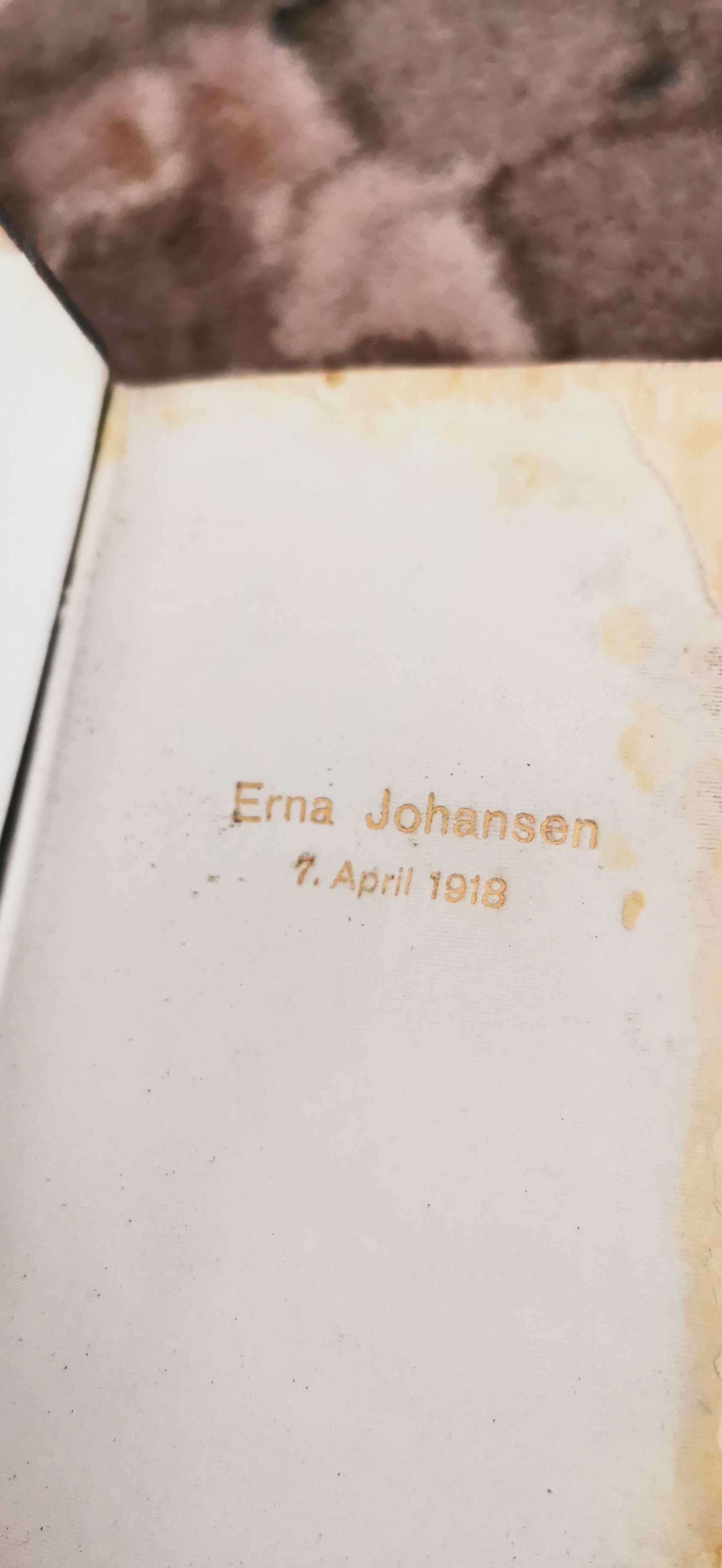 carte psalmebog erna johansen 7 aprilie 1918 statuie lemn teme religie