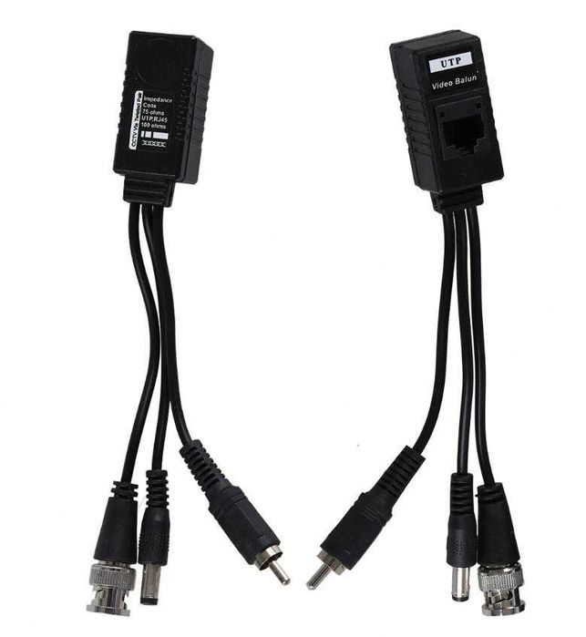 Комплект x2 броя Видео Балуни Преобразуватели Video Balun Transceivers