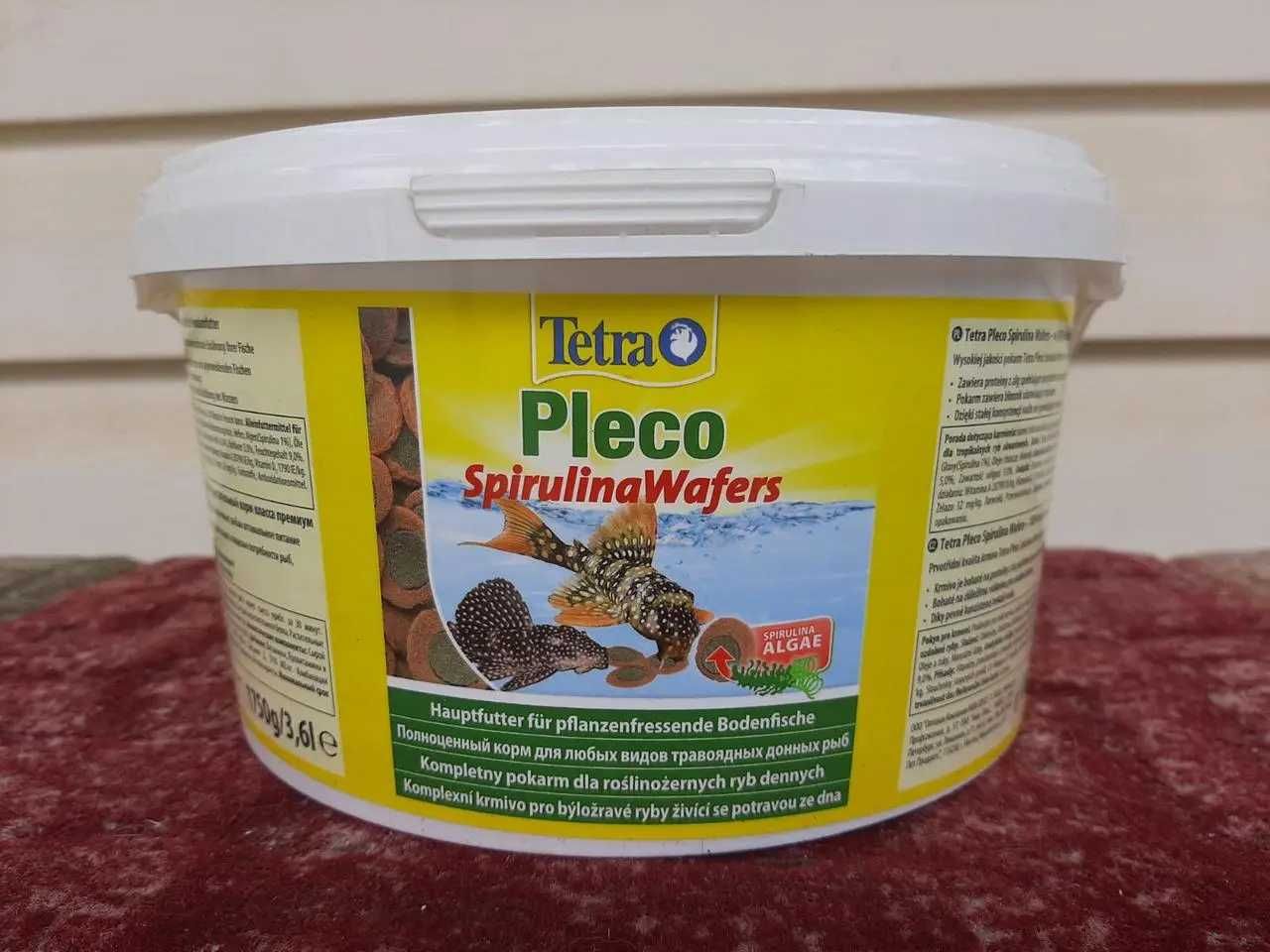 Tetra Wafer Mix и Tetra Pleco Spirulina Wafers