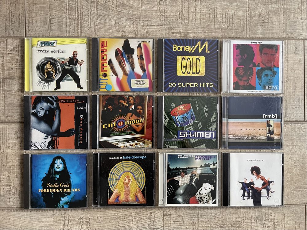 Cd-uri originale The Free, Cutoff, RMB, Boney M, The Underdog Project