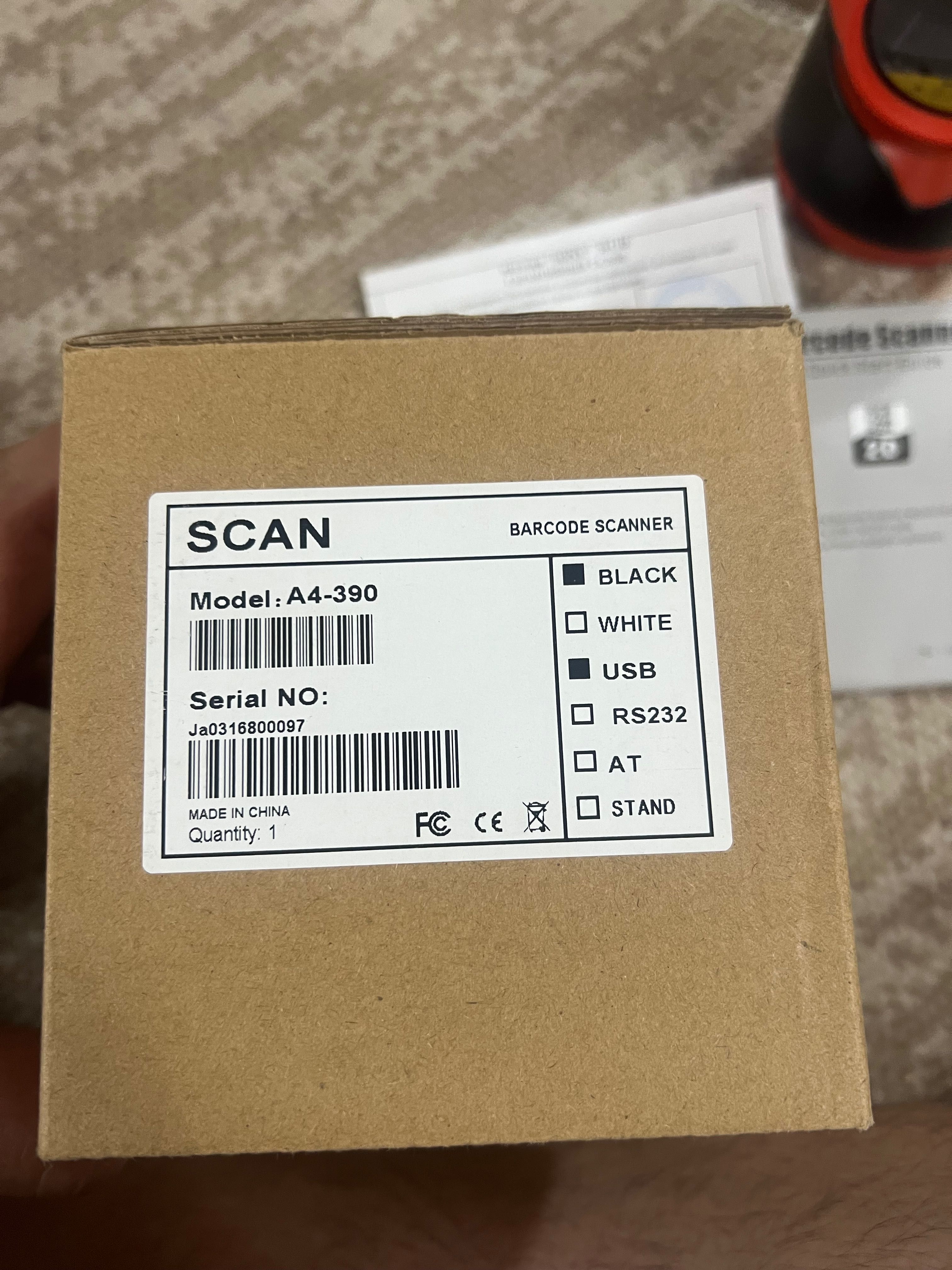 Scan model A4-390