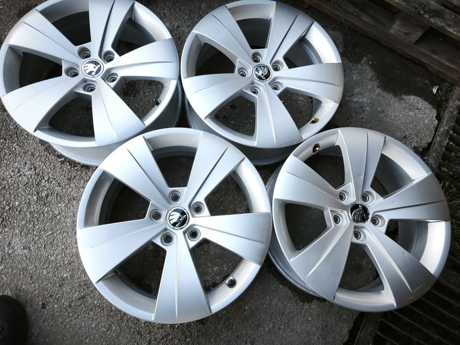 17" оригинални алуминиеви джанти за Skoda Octavia...