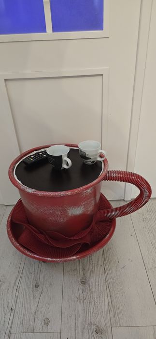 Măsuță decorațiune Crăciun tip Ceasca Cafea