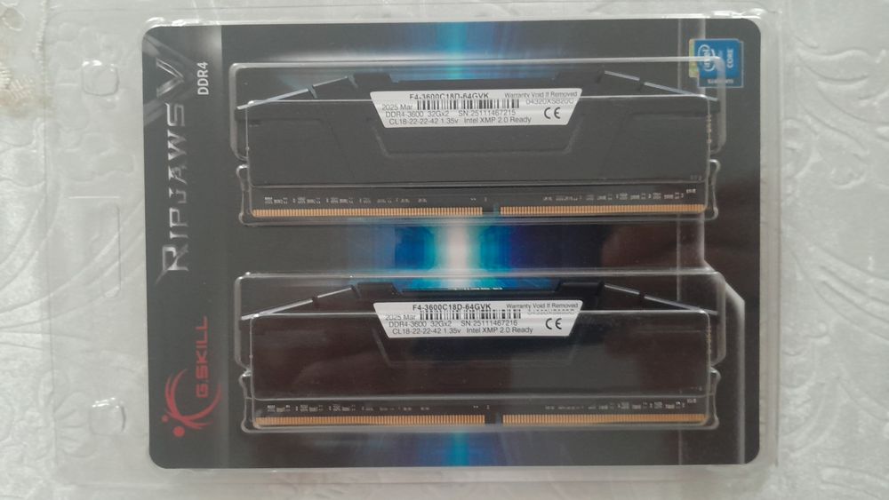 ОЗУ - 64 GVK. Новый. Цена 150000т.