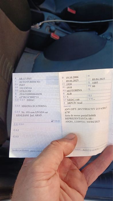 Vand  Fiat Stilo