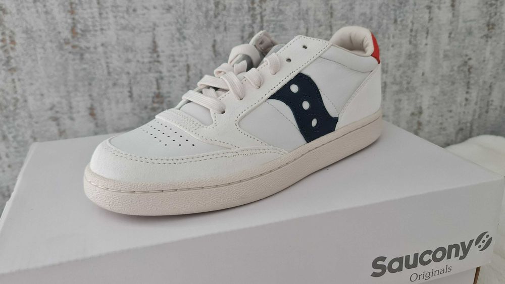 SAUCONY JAZZ ALB - marimea 40 - piele naturata - PREMIUM