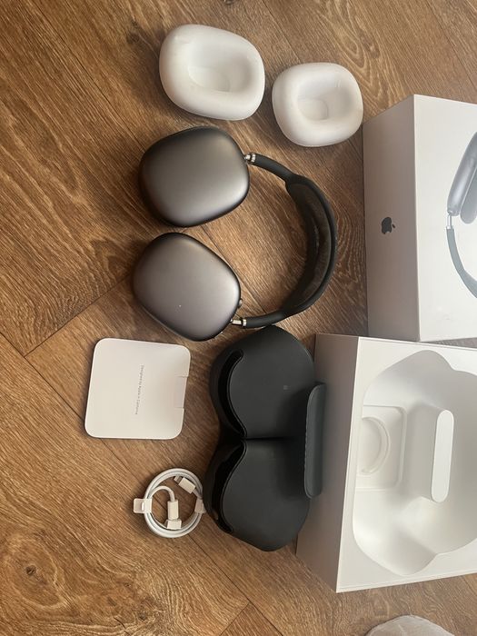 Airpods Max Оригинальные space gray с чехлом