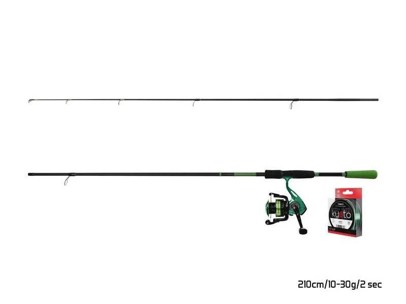 Set pentru pescuit la spinning GreenSPIN 2,10 M - Delphin