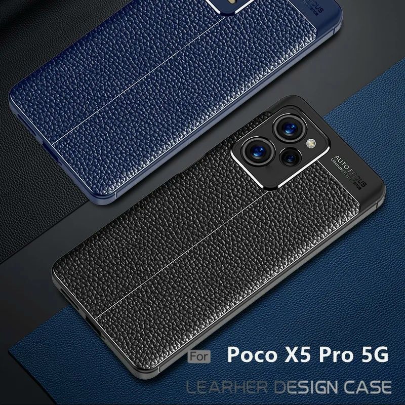 Xiaomi Poco X6 Pro / X5 Pro / X6 / X5 / Лукс кейс гръб кожена шарка