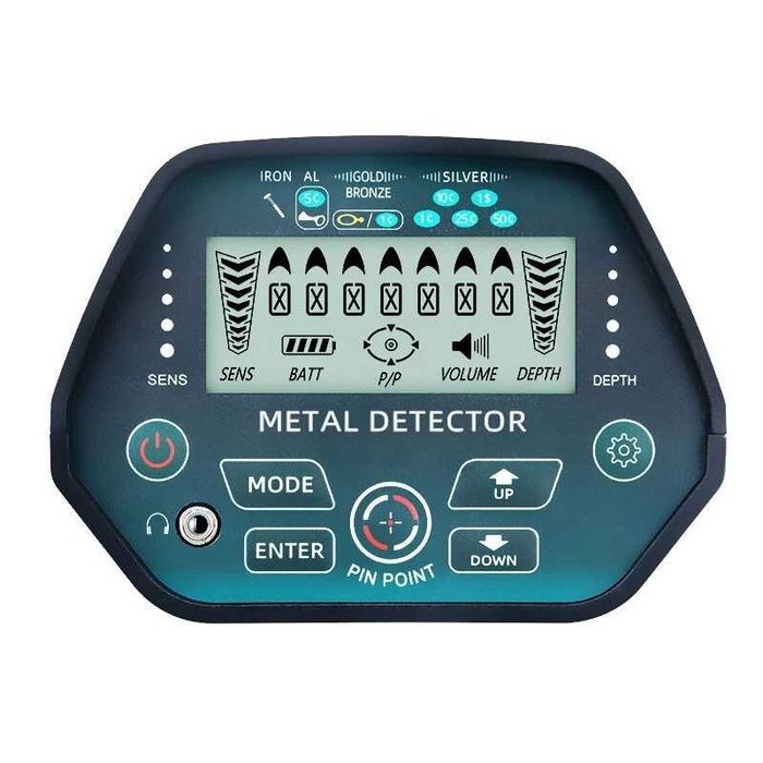 Нов водоустойчив металдетектор,пълен комплект