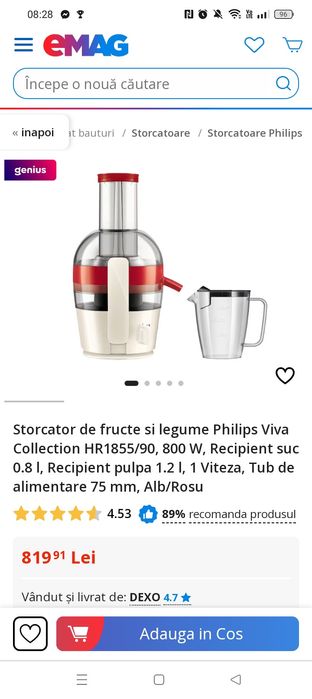 Storcător de fructe Philips
