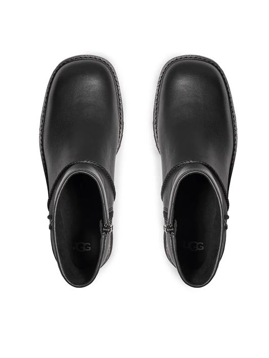 UGG Ghete de piele Cityfunc Mid, Negre
