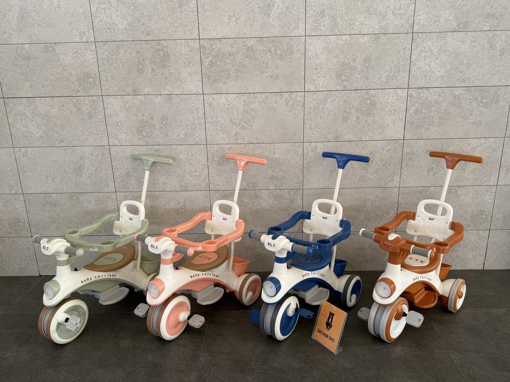 Многофункциональный трехколесный велосипед 1.5-4 лет Castrum Toys