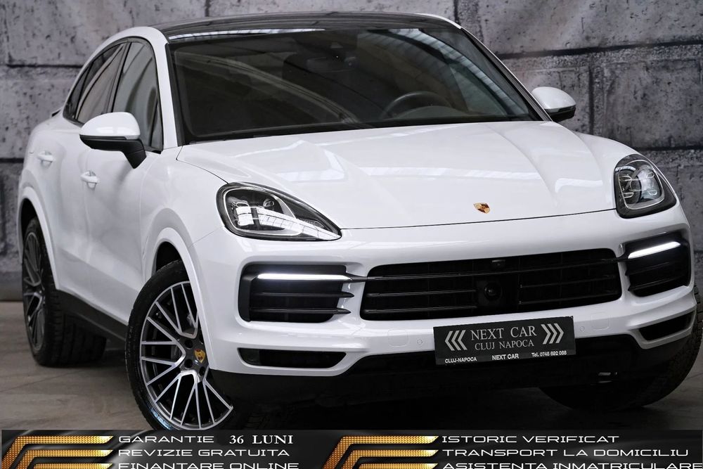 Porsche Cayenne Coupe GARANTIE 24 LUNI*RATE*4x4*Panorama*Pneumatic*Ventilatie*Distronic*Full