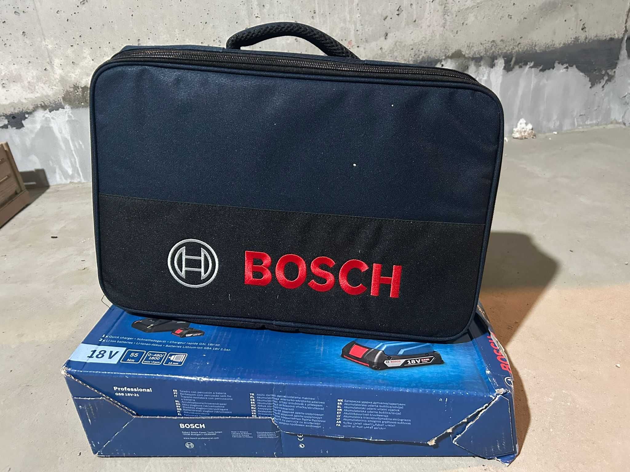 Bosch GSB 18v-21 Masina de gaurit si insurubat cu percutie