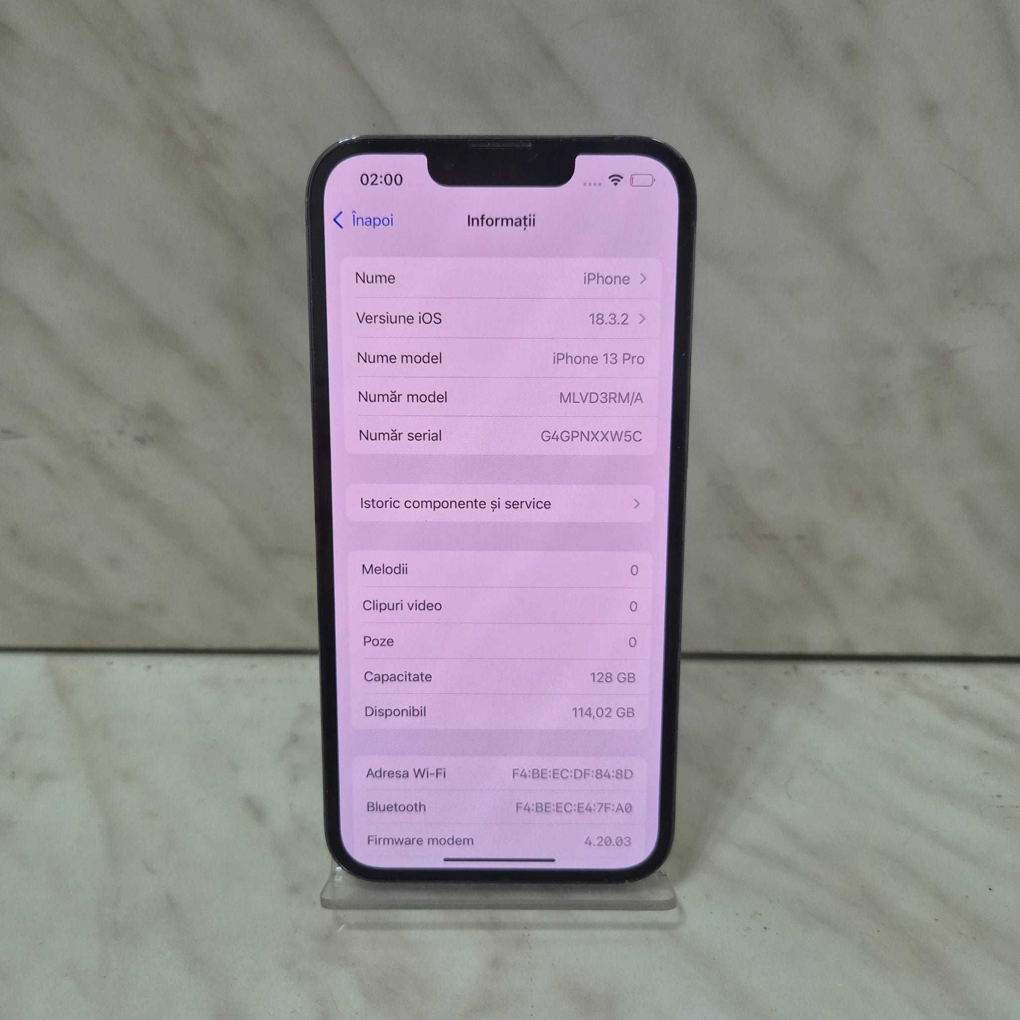 Telefon Apple iPhone 13 Pro 128GB 75 %bat blue  Zeus Amanet 32324