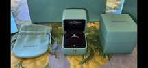 Inel logodna Tiffany platina cu diamant VVS2 0.21