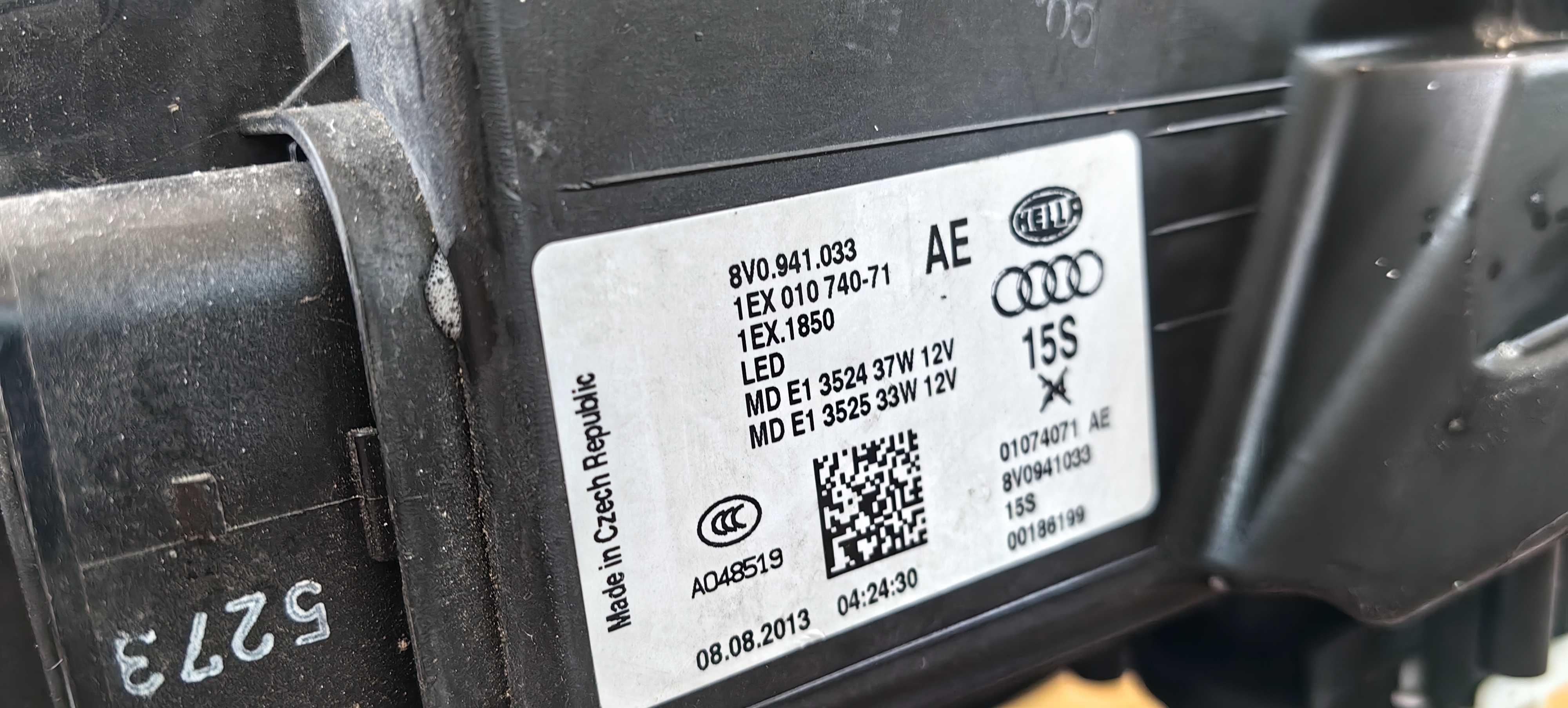 Фар за Audi A3 8V LED / Ауди А3 8В Лед
