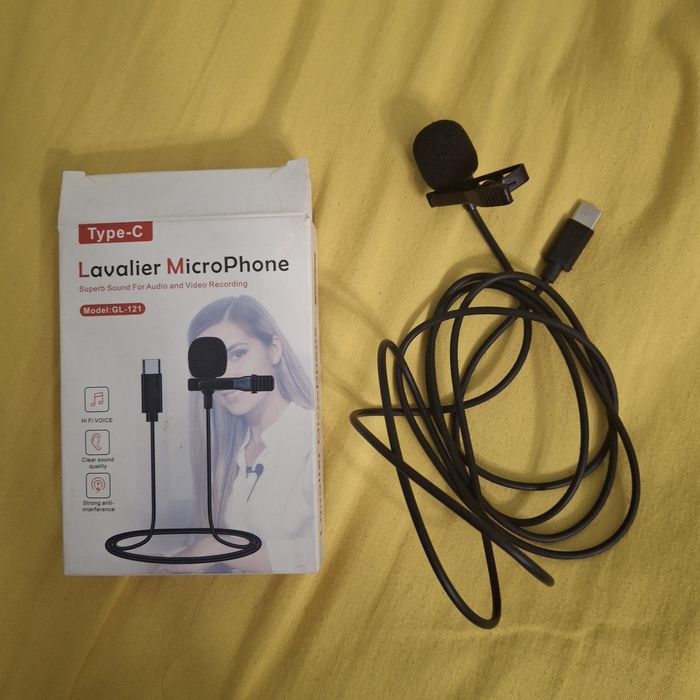 Продаётся type C микрофон, в отличном состоянии