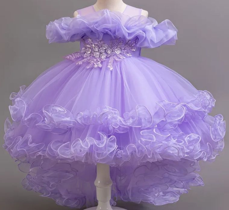 Платье фиолетовое