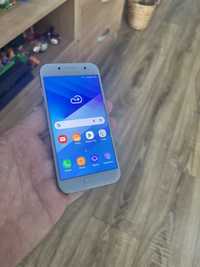 Samsung A3, albastru coral, memorie 16GB, Android 8, ca nou