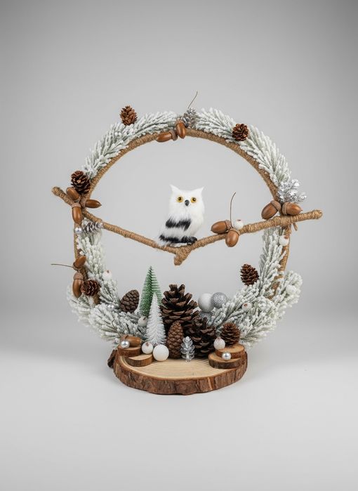 Новогодние композиции, игрушки, украшения