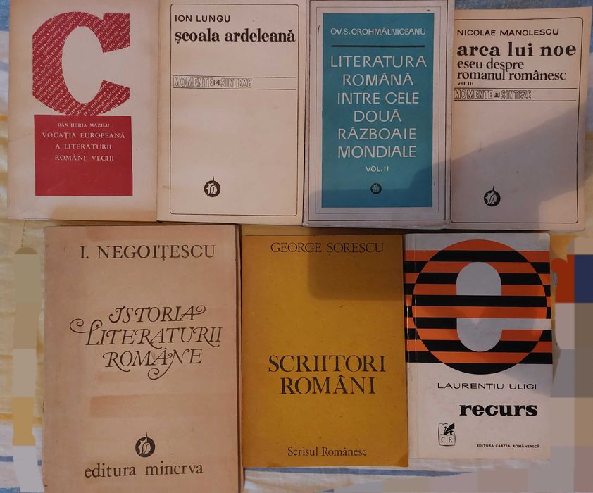 47 vol lingvistica/critica/istorie romaneasca bacalaureat/fac 8-30 lei