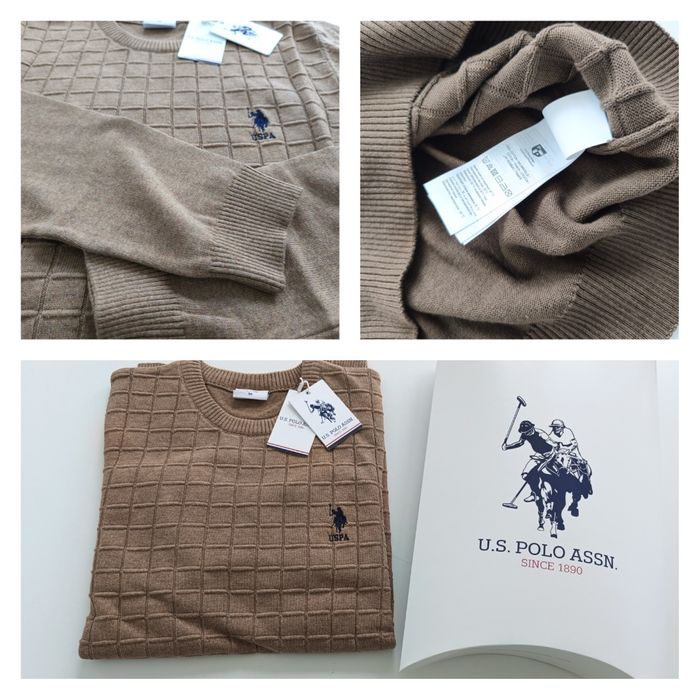 U.S. Polo Assn.  Оригинални мъжки пуловери