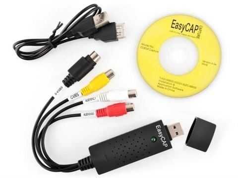 Placa Easycap captura video si audio