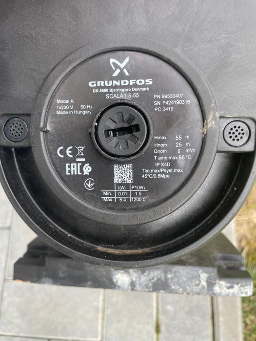 Grundfos SCALA1 5-55 Pompa Apa foraj - Grup de pompare