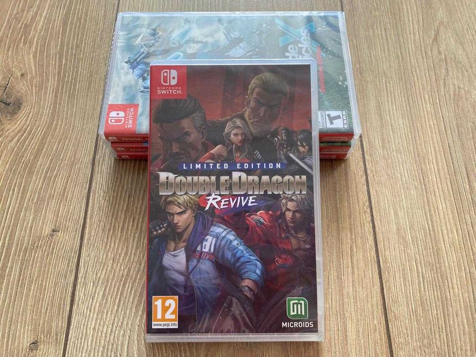 Новый Double Dragon Revive Limited Edition Nintendo Switch Много Игр
