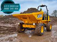 Дъмпер, Dumper Terex, бобкат, JCB, CAT, KOMATSU, LIEBHER, MANITU, 4х4