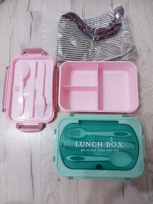 Cutie pentru prânz cu geantă termică
